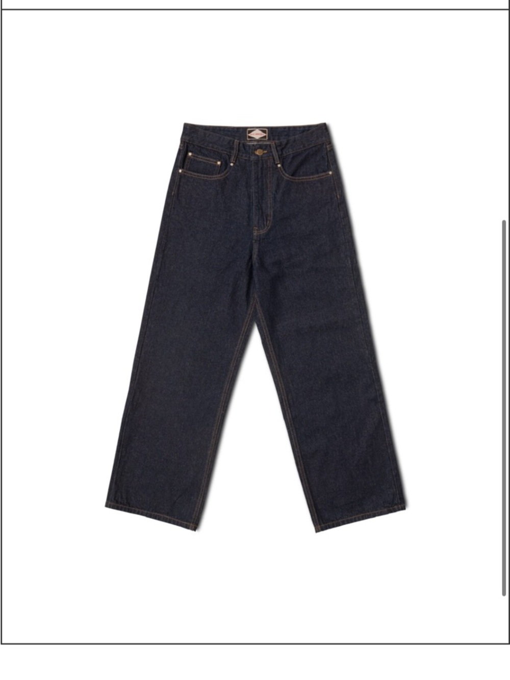 Beat*Unbeaten Classic Straight-Leg one Wash Men's Jeans Dark Indigo